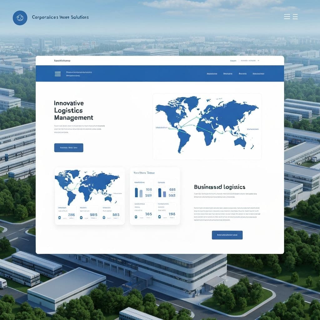 Corporate Website for Logistics Co - PamwayTech project screenshot