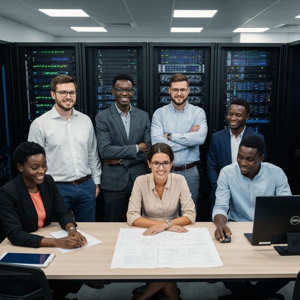 PamwayTech diverse team of certified IT professionals working together with enterprise technology