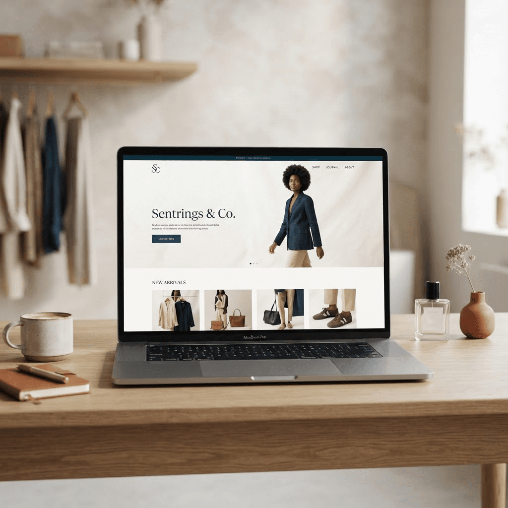 Sentrings & Co project showcase created by PamwayTech