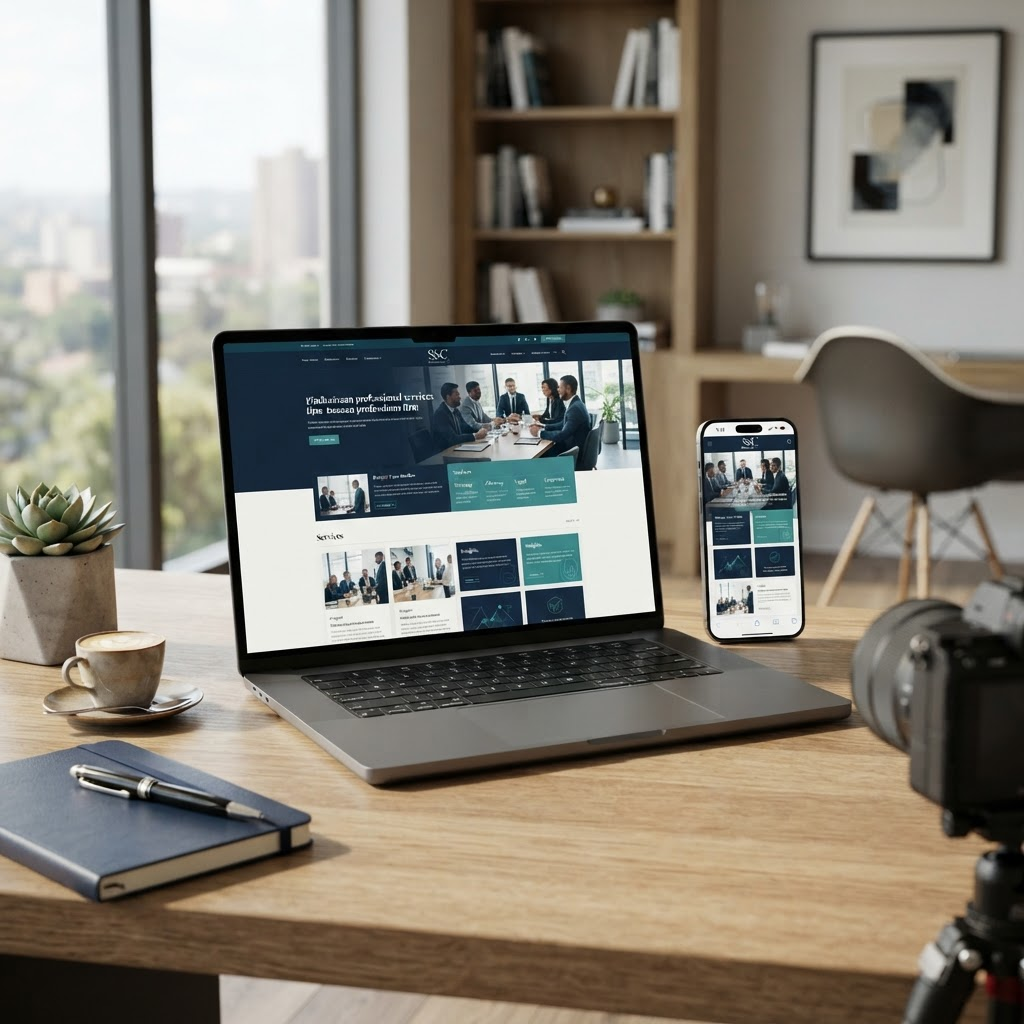 Sentrings & Co website interface