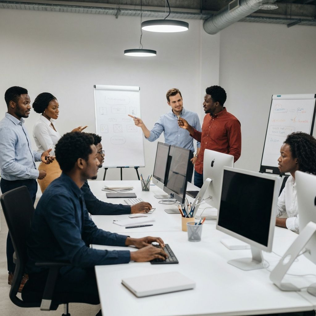 PamwayTech leadership team collaborating on technology solutions